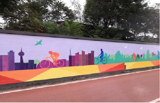 黄陵墙体彩绘-围墙