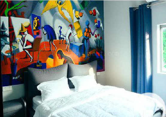 黄陵对于酒店的墙体彩绘而言更注重哪些方面？