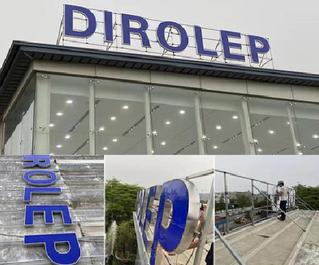 黄陵楼顶发光字安装的注意事项。